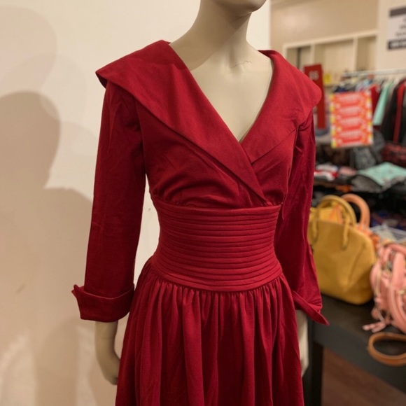 🎉Vintage Style A Line Dress🎉 - Picture 4 of 7